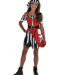 Party City Kids' Skull Pirate Costume|Girl Pirate