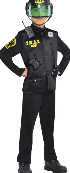 Party City Kids' S.W.A.T. Cop Costume|Boy Career