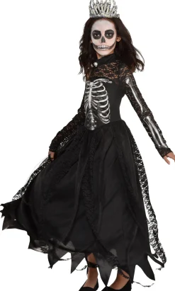 Party City Kids' Undead Princess Costume|Girl Scary