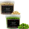 Best Kiwi Green & White Team Colors Gourmet Popcorn, 40Oz - Green Apple & Sweet Kettle Candy Buffet By Color
