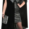Best Sale Lace-Lined Hooded Cape With Oversized Bow Capes, Robes