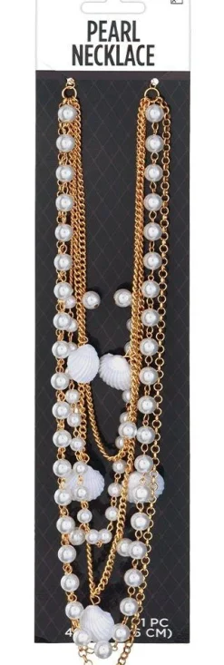 Cheap Layered Pearl Necklace With Gold Chain Jewelry