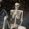 Party City Life-Size Poseable Skeleton, 5Ft - Halloween Decoration| Skeletons