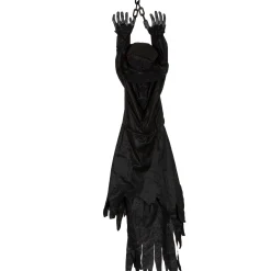 Party City Light-Up Animated Plague Doctor Plastic & Fabric Hanging Decoration With Sounds, 53In| Hanging Decorations