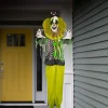Party City Light-Up Animated Shaking Horror Clown Fabric & Plastic Hanging Decoration, 34.6In X 53.1In| Animatronics