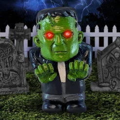 Party City Light-Up Frankenstein Monster Squeezer, 4In| Favors & Favor Bags