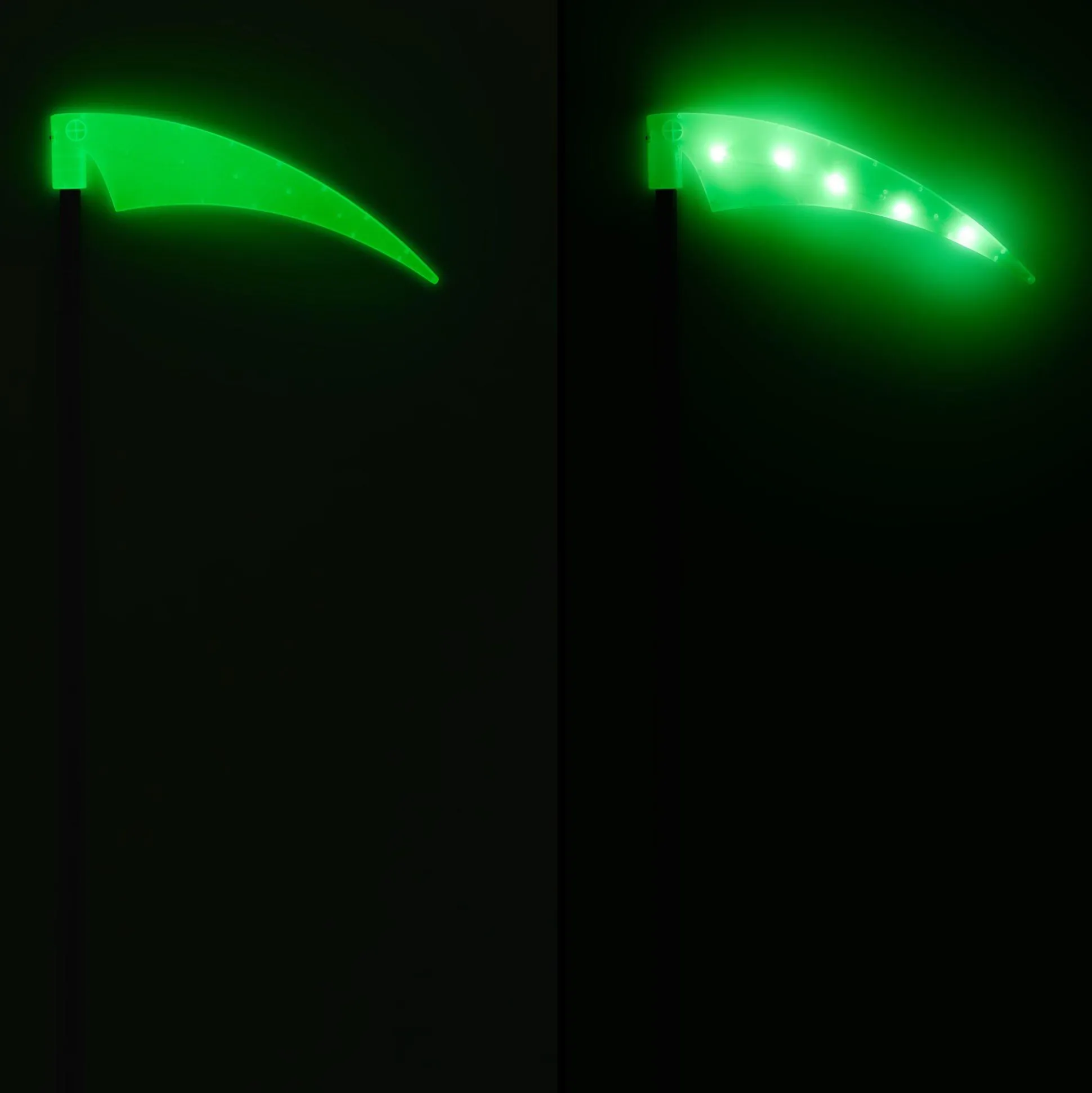 Shop Light-Up Glow-In-The-Dark Scythe, 51.5In Weapons