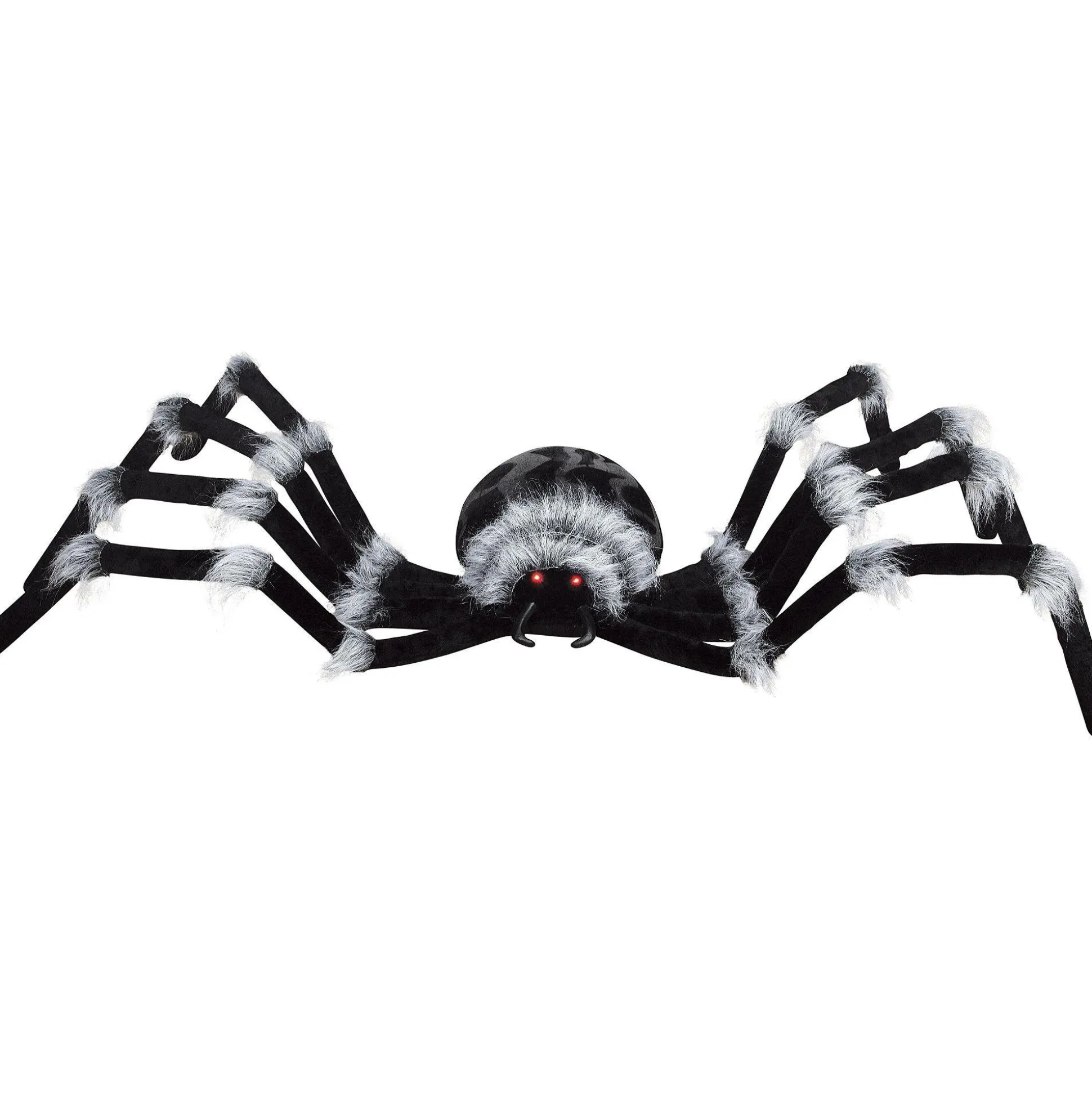 Party City Light-Up Hairy Black Spider| Spiderweb Night
