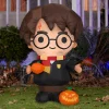 Party City Light-Up Halloween Harry Potter Inflatable Yard Decoration, 3Ft| Harry Potter Hogwarts