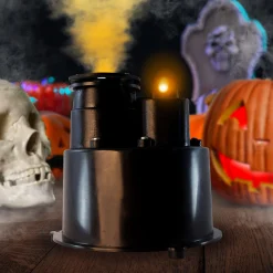 Party City Light-Up Indoor Plastic Mist Machine, 6.5In| Fog Machines & Fog Juice