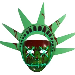 Online Light-Up Lady Liberty Mask - The Purge: Election Year The Purge