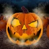 Party City Light-Up Misting Jack-O'-Lantern Plastic Decoration, 8.75In X 9In| Fog Machines & Fog Juice