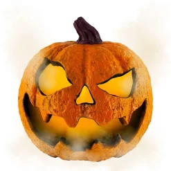 Party City Light-Up Misting Jack-O'-Lantern Plastic Decoration, 8.75In X 9In| Fog Machines & Fog Juice