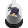 Party City Light-Up Resin Mushroom & Butterfly Dome, 10.25In| Table Décor & Centerpieces