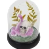 Party City Light-Up Resin Skull & Snake Dome, 6In X 5In| Home Décor