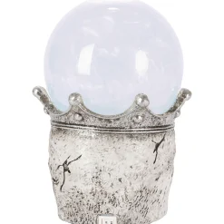 Party City Light-Up Smoky Led Plastic Skull Water Globe, 7.5In| Home Décor