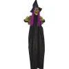 Party City Light-Up Sonic Witch Fabric & Plastic Hanging Decoration, 5.8Ft| Hanging Decorations