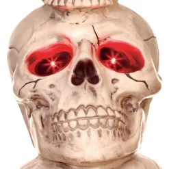 Party City Light-Up Three Skulls Totem Decoration, 27.5In| Boneyard Glam