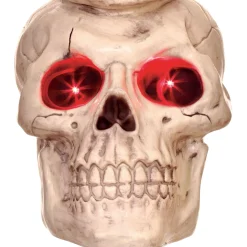 Party City Light-Up Three Skulls Totem Decoration, 27.5In| Skeletons