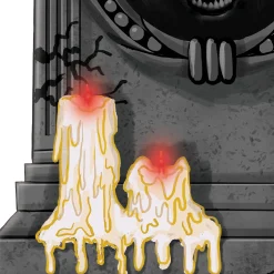 Party City Light-Up Trapped Soul Tombstone, 14.75In X 22In| Tombstones & Fencing