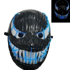 Discount Light-Up Wide Mouth Monster Mask, 16In X 18In Scary
