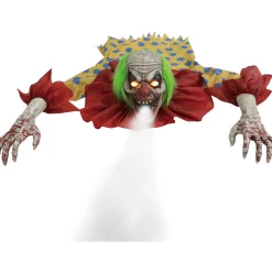 Party City Light-Up Zombie Clown With Fog Effect, 25In| Fog Machines & Fog Juice