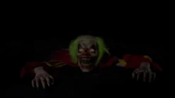 Party City Light-Up Zombie Clown With Fog Effect, 25In| Standing Props