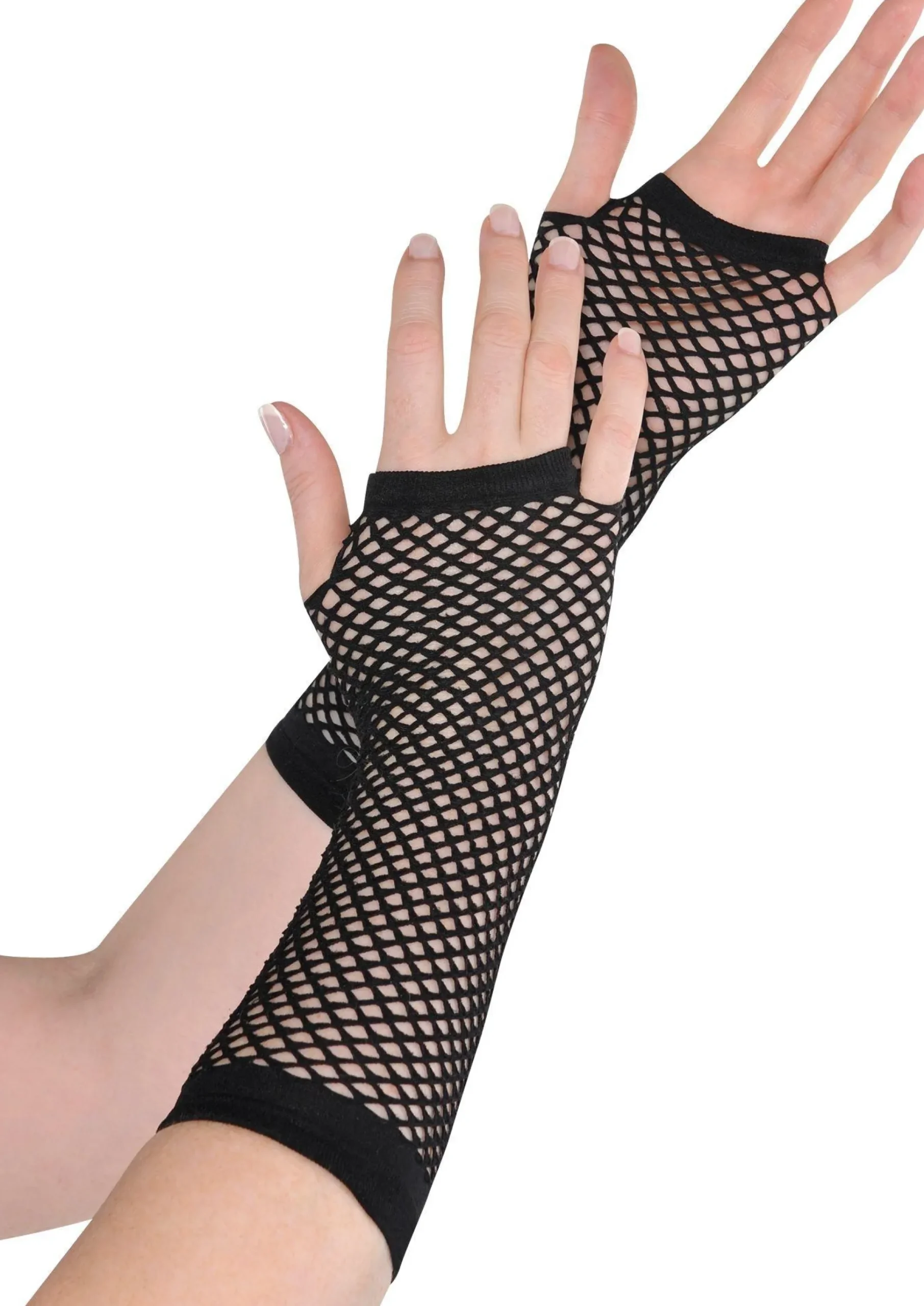 Cheap Long Fishnet Gloves Deluxe Gloves