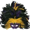 Clearance Mardi Gras Peacock Feather Mask Masquerade