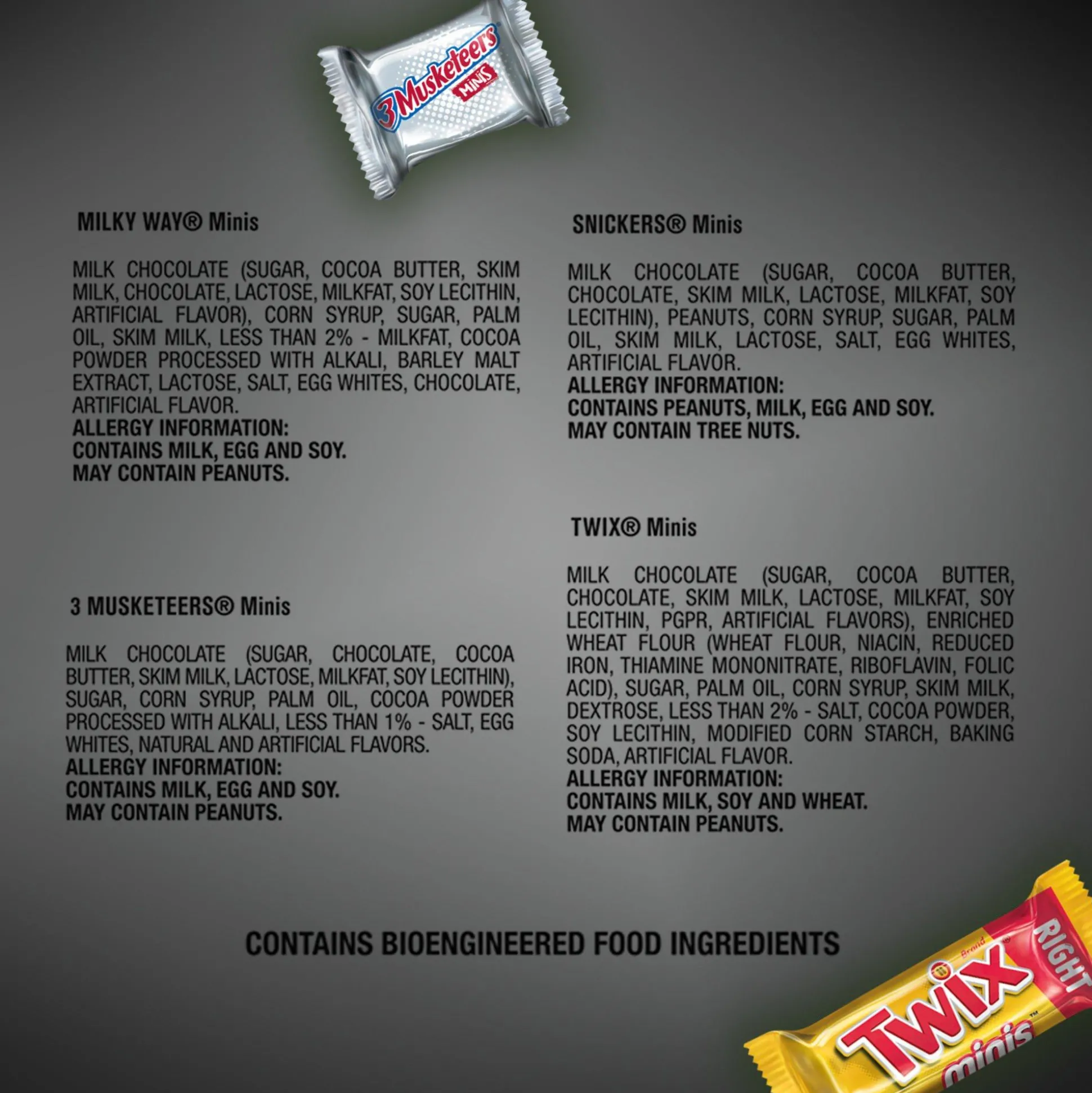 New Chocolate Favorites Halloween Minis Mix, 61.85Oz, 225Pc Chocolate Candy