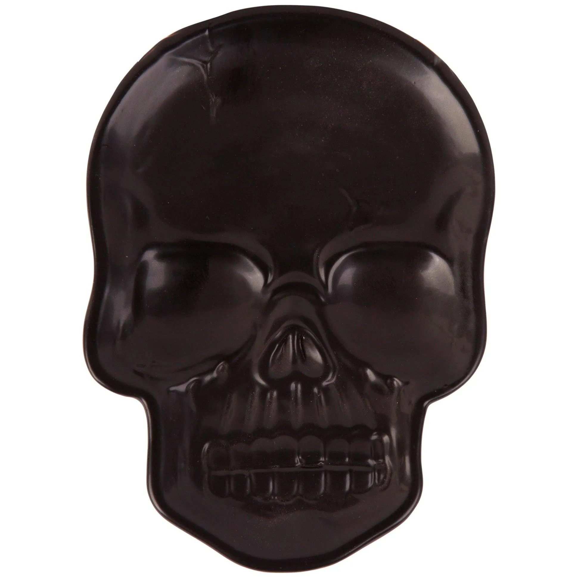 Party City Matte Black Stone Skull Spoon Rest, 4.6In X 6.3In| Boneyard Glam