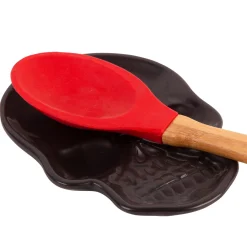 Party City Matte Black Stone Skull Spoon Rest, 4.6In X 6.3In| Boneyard Glam