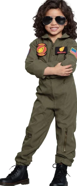 Party City Maverick Flight Suit Costume For Kids - Top Gun 2|Boy Career