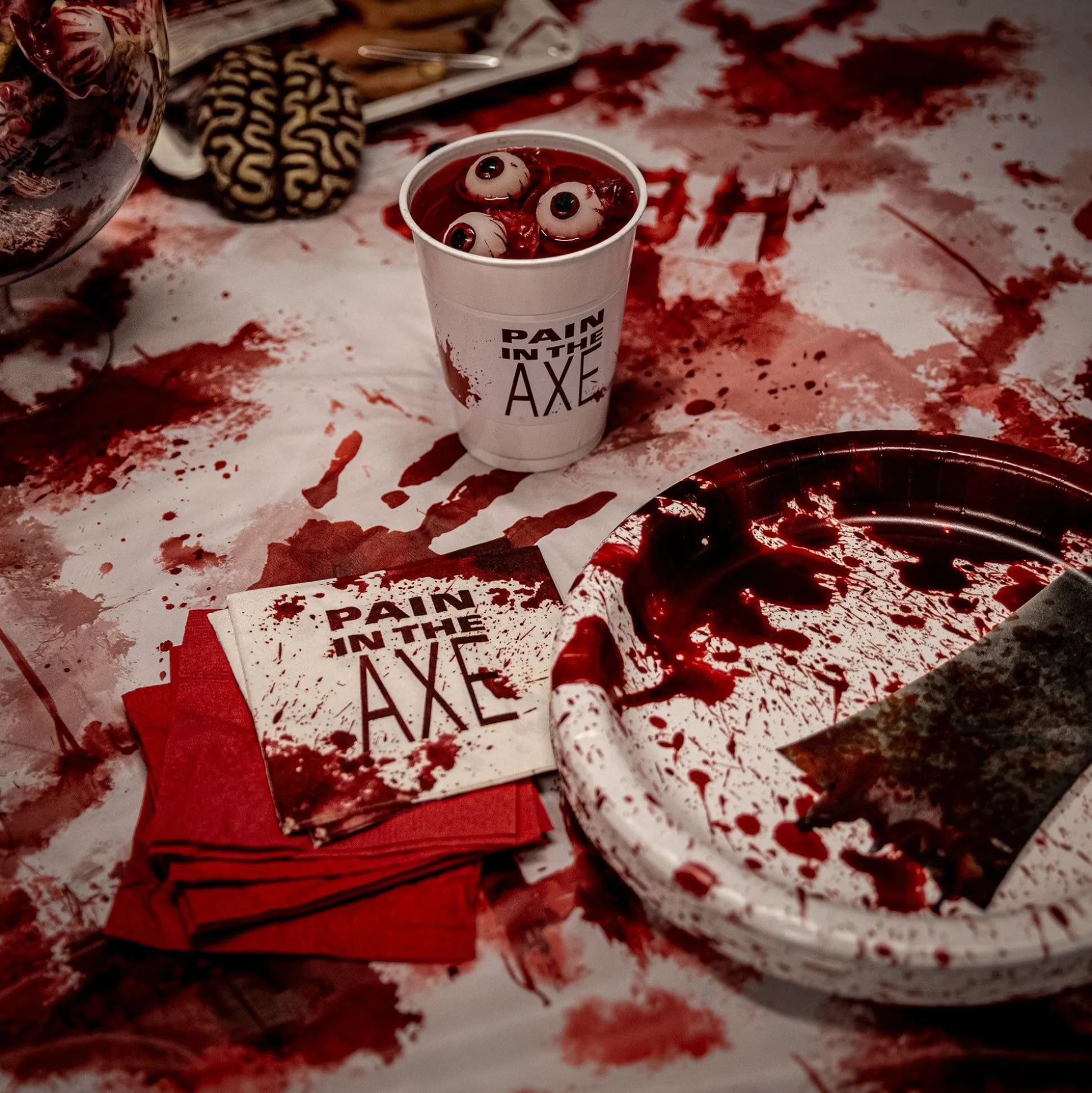 Party City Meat Market Plastic Organs, 12In X 8In - Get Axed| Chop Shop