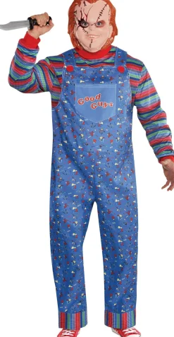 Flash Sale Mens Chucky Costume Plus Size - Child's Play Men Scary