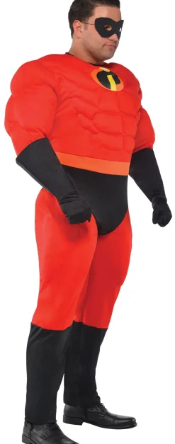 Shop Mens Mr. Incredible Muscle Costume Plus Size - The Incredibles Plus Size Costumes