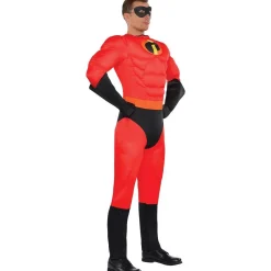 Flash Sale Mens Mr. Incredible Muscle Costume - The Incredibles Men Superhero