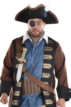 Fashion Men's Shipwreck Pirate Plus Size Costume Men Pirate