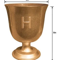 Party City Metallic Hogwarts United Plastic Goblet, 15Oz - Harry Potter| Harry Potter Hogwarts