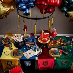 Party City Metallic Hogwarts United Cardstock Hanging Decorations, 24Ct - Harry Potter| Harry Potter Hogwarts