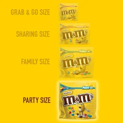 Clearance Milk Chocolate Peanut M&M's Party Size, 34Oz Chocolate Candy