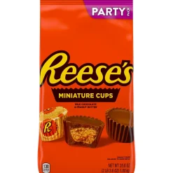 Online Milk Chocolate Reese's Peanut Butter Miniature Cups Party Pack Chocolate Candy
