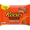 Discount Milk Chocolate Reese's Peanut Butter Cup Snack Size Jumbo Bag 1.22Lb Bulk Candy