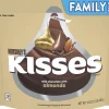 Flash Sale Milk Chocolate With Almonds Kisses Family Pack Chocolate Candy