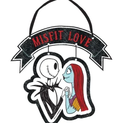 Party City Mini Glitter The Nightmare Before Christmas Sign| Home Décor