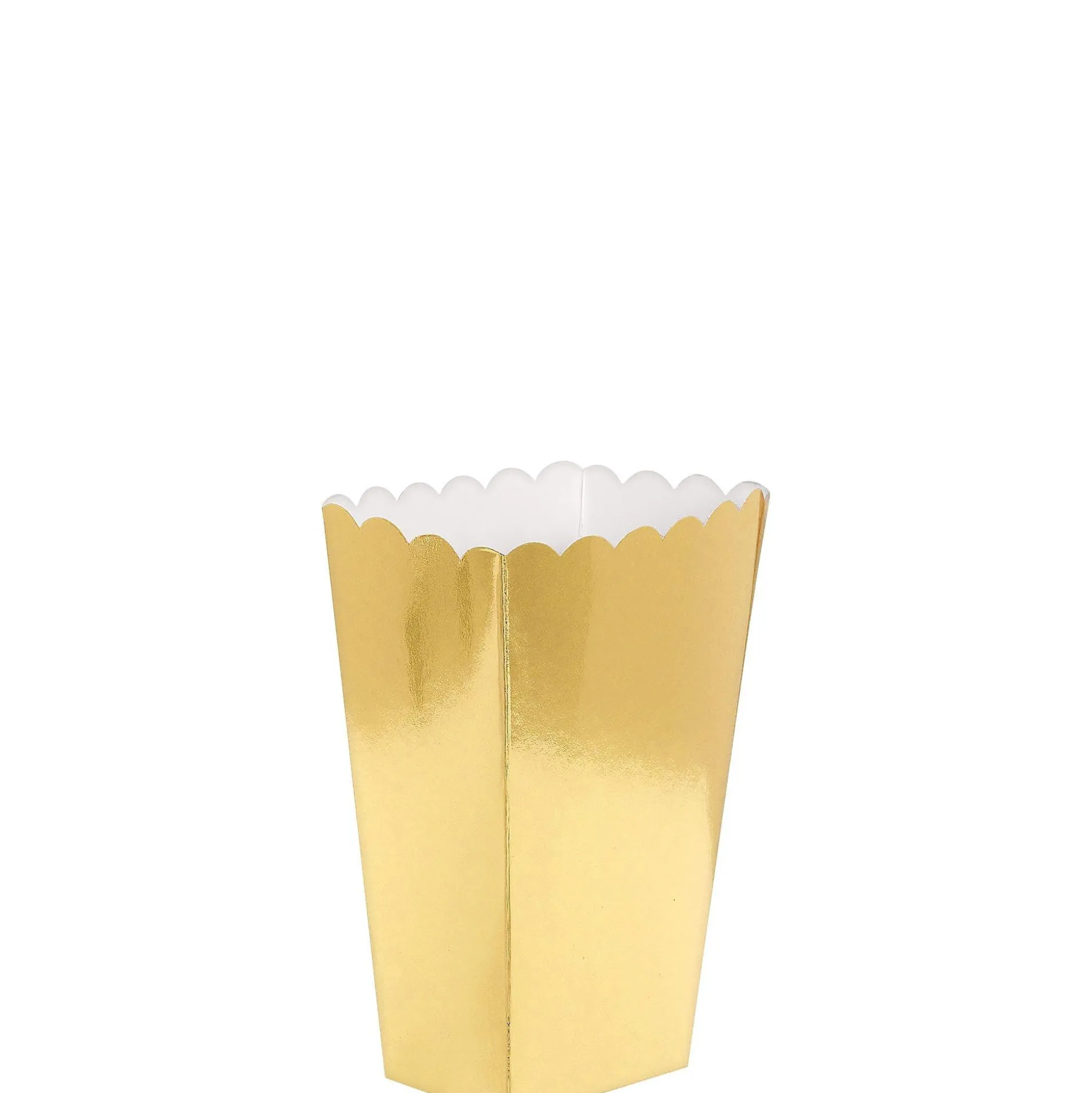 Discount Mini Metallic Popcorn Treat Boxes 5Ct Candy Boxes