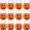 Party City Mini Pumpkin Trick Or Treat Candy Pails, 12Ct| Favors & Favor Bags