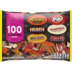Party City Miniature Chocolate Candy Mix, 27.87Oz, 100Pc| Trunk Or Treat