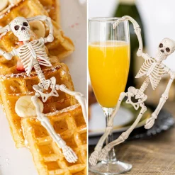 Party City Miniature Poseable Skeleton, 8In| Favors & Favor Bags