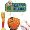 Hot Baseball Birthday Candles, 4Ct Baking Supplies